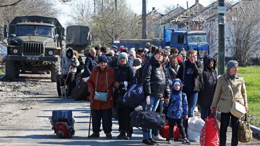 Suman 600 refugiados ucranianos en deportivo de Iztapalapa