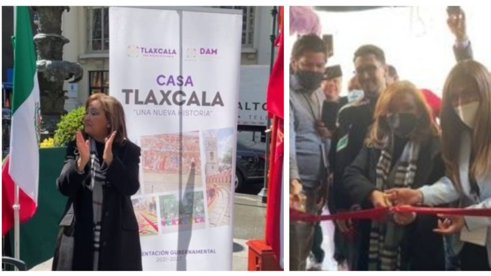 Lorena Cuéllar inauguró la Casa Tlaxcala en Nueva York 
FOTO: Especial