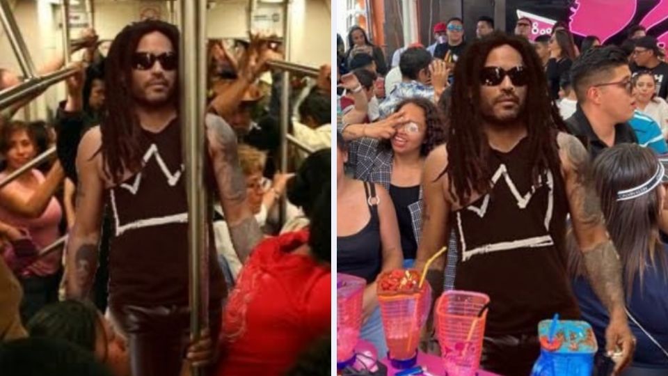 Los fans realizaron divertidos montajes con la foto de Kravitz