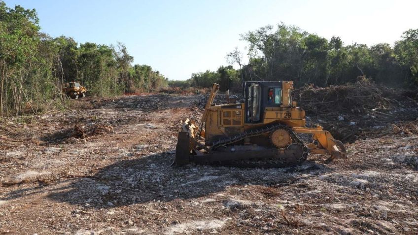 Tramo 5 del Tren Maya se está construyendo sobre cavernas, asegura activista