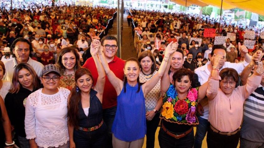 Claudia Sheinbaum agradece a habitantes de Iztapalapa por participación en revocación de mandato