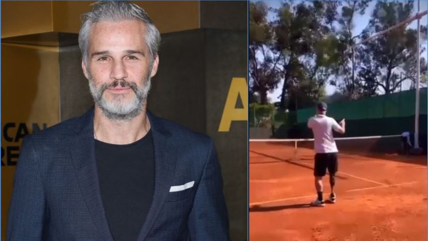 Juan Pablo Medina: El actor se muestra jugando tenis tras la amputación de su pierna | VIDEO