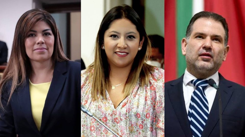 América Alejandra Rangel Lorenzana (PAN), Maxta Irais González Carrillo (PRI), Christian Damián Von Roehrich (PAN