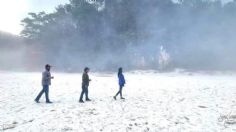 Tremenda granizada sorprende a chiapanecos; pinta de blanco las calles: FOTOS