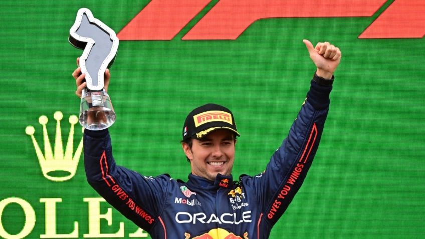 Checo Pérez finaliza en el segundo lugar; Max Verstappen gana el Gran Premio de Imola