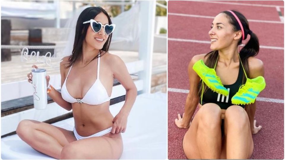 La atleta roja se muy sensual y espectacular