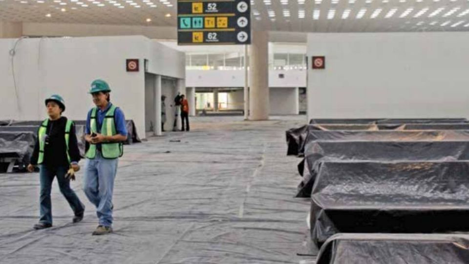 TAREAS. Entre los objetivos pendientes está la remodelación del Aeropuerto Internacional de la Ciudad de México