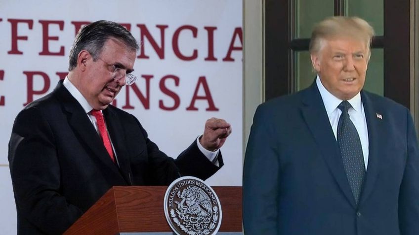 Ebrard responde a Trump: “Es un hombre en campaña agitando el antimexicanismo que lo caracteriza”