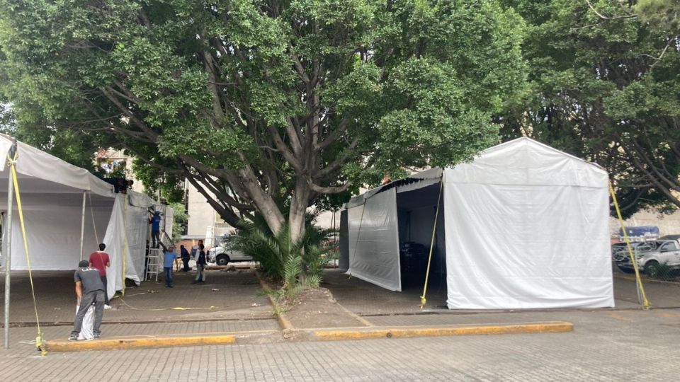 El plantón se mantenía desde hace más de un año y tres meses frente al Palacio de Bellas Artes.