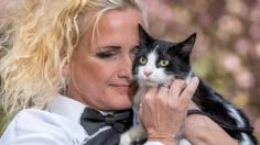 No es broma: Mujer se casa con su gato para evitar que el felino sea expulsado por su casero