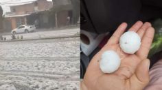 Las impactantes imágenes de la granizada en Aguascalientes | VIDEOS