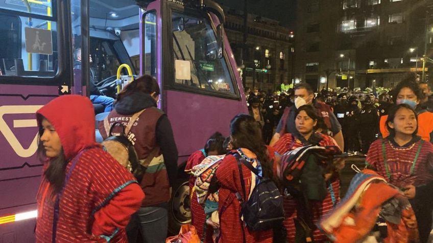 Condiciones del plantón triqui en Av. Juárez eran terribles, asegura Claudia Sheinbaum