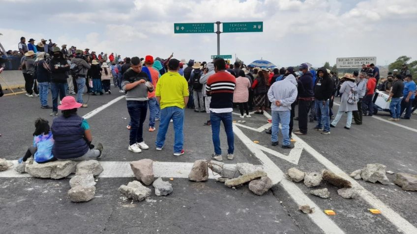 Escasez de agua y talas clandestinas desatan bloqueo en autopista Bicentenario