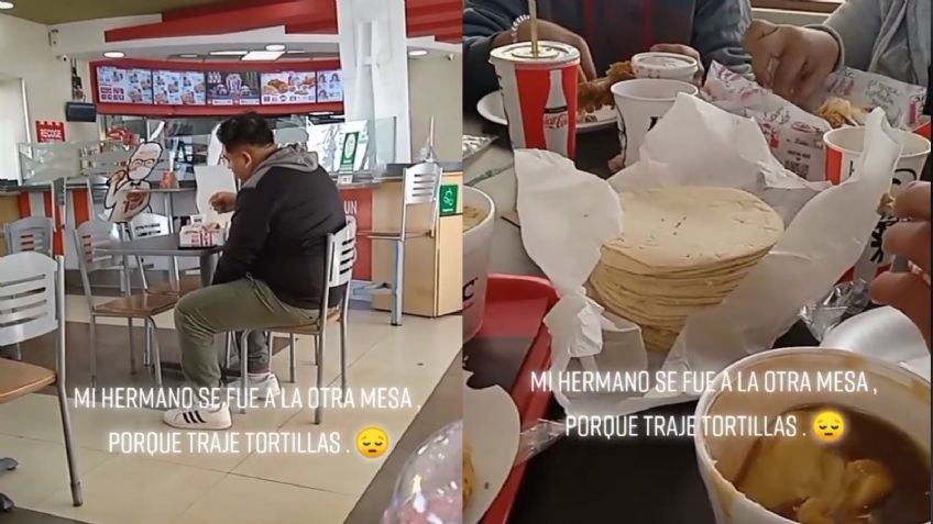 Joven se aparta de su familia en un restaurante para comer; motivo desata polémica en TikTok | VIDEO