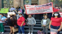 Víctimas de despojo protestan en el Congreso de la CDMX