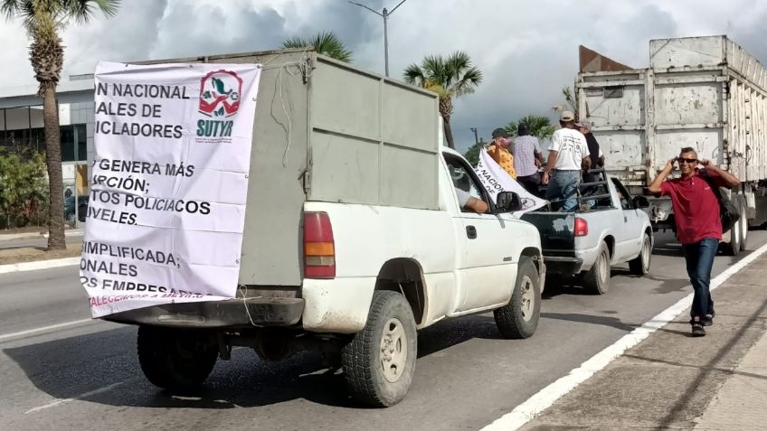 Recicladores de Tamaulipas se suman a protesta nacional