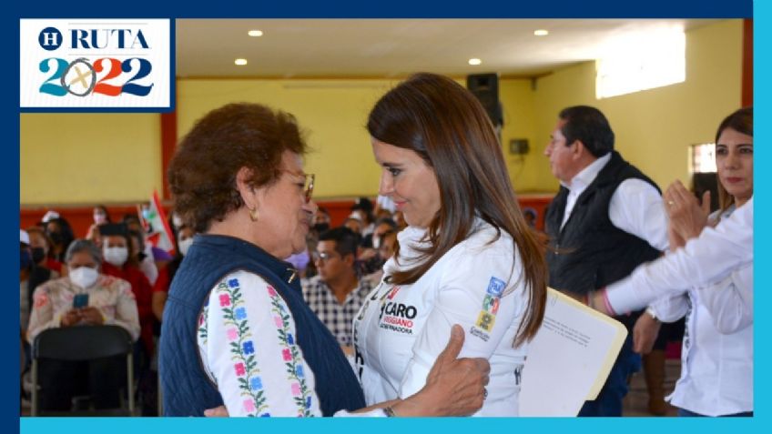 Promete Carolina Viggiano plan universal de salud para Hidalgo 