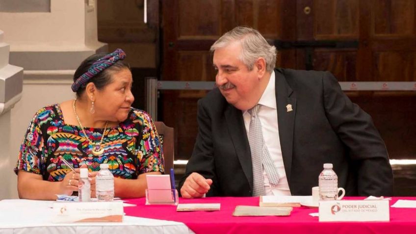 Reconoce Poder Judicial del Edomex a Rigoberta Menchú