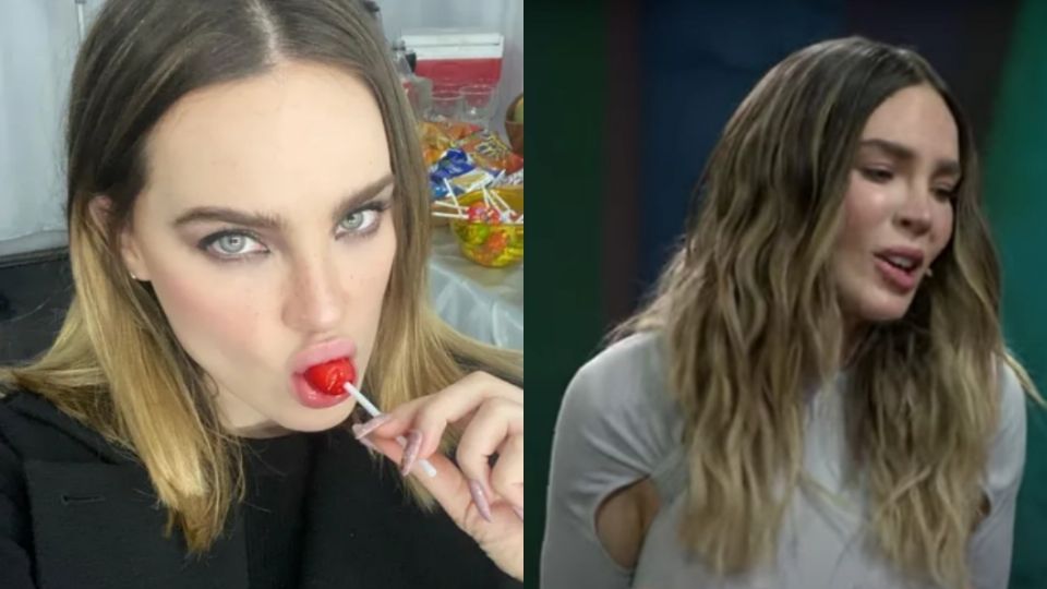 Belinda sacó su lado más divertido y sensual en una entrevista en España.