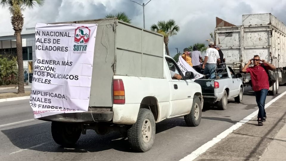 Los 'chatarreros' expusieron que están en contra de que el Gobierno de México privatice los rellenos sanitario.