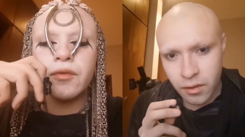 Así luce el "Alien de TikTok" sin maquillaje; sus seguidores quedaron sorprendidos | VIDEO