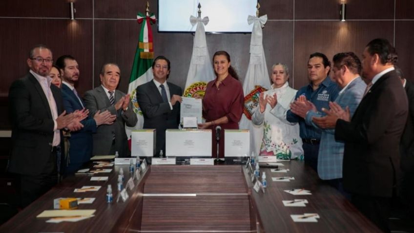 Entrega gobierno del Estado de México a legislatura local Cuenta Pública 2021