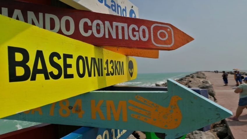 Base OVNI en Playa Miramar atrae a turistas que buscan ver extraterrestres en Tamaulipas