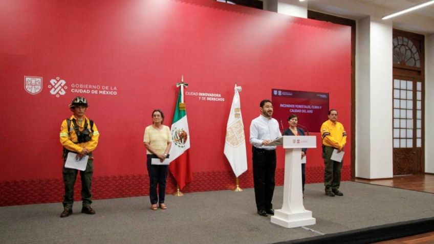 CDMX pide seguir recomendaciones para combatir incendios forestales por ola de calor