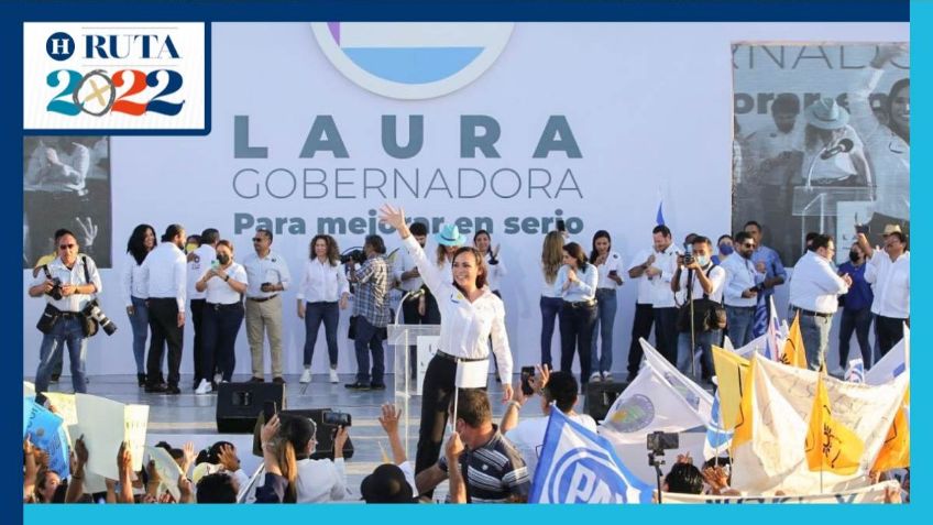 Laura Fernández da banderazo de campaña; llama ‘improvisados’ a morenistas