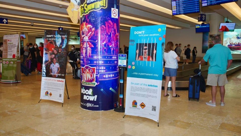 Quintana Roo arranca campaña “Sé parte de la solución” en aeropuertos y puntos turísticos