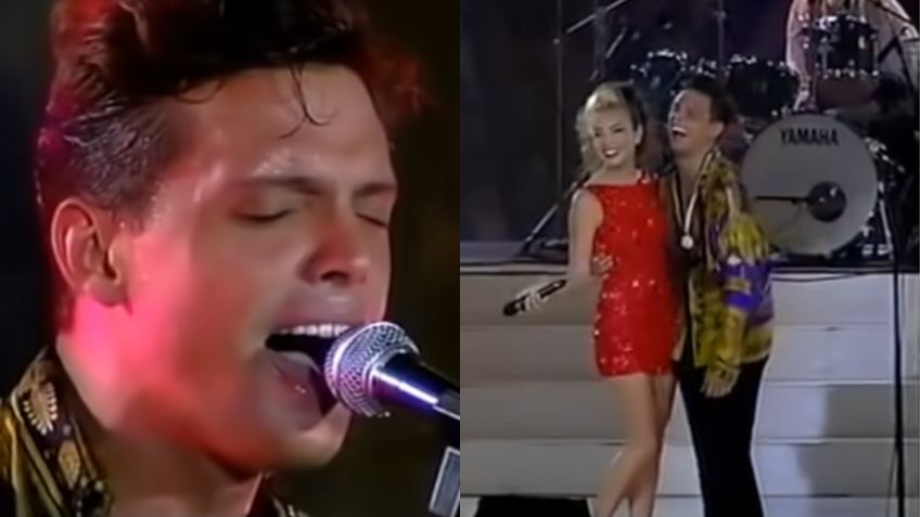 El día que Luis Miguel BESÓ a Thalía en pleno concierto: "Quiero que lo hagas aquí conmigo"