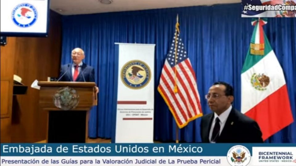 El acto se realizó en la Embajada de Estados Unidos en México 
FOTO: Especial