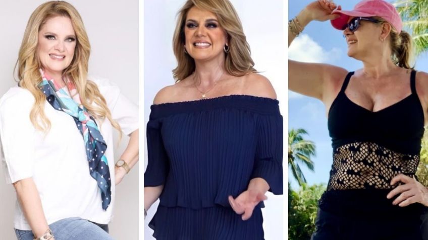 5 looks perfectos para el calor para mayores de 50, con los que Erika Buenfil luce fresca y elegante