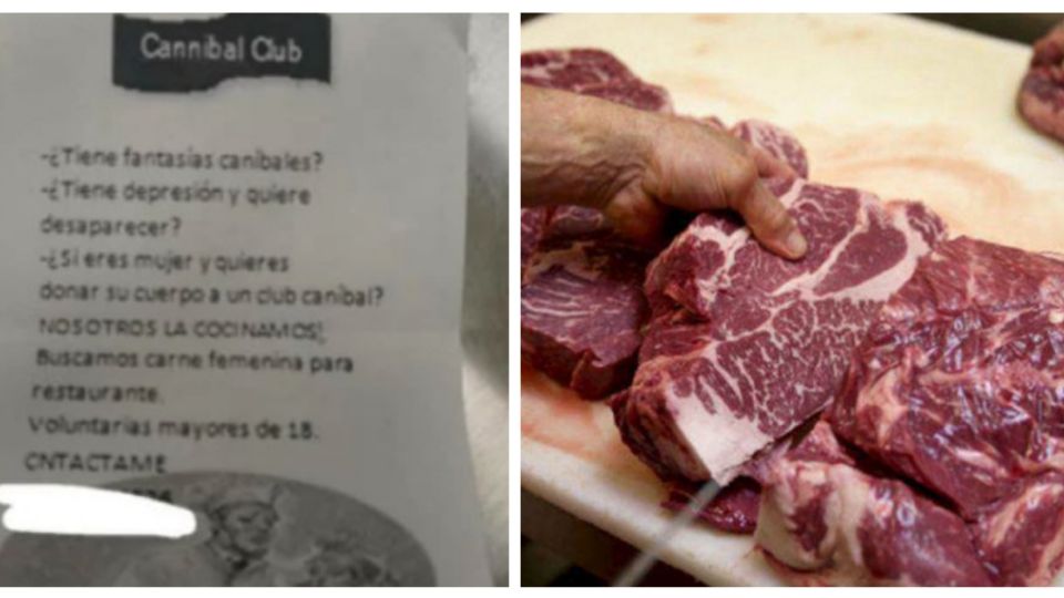 El restaurante ofrece carne humana y trabajo para las mujeres que quieran ser el 'platillo principal'
FOTO: Especial