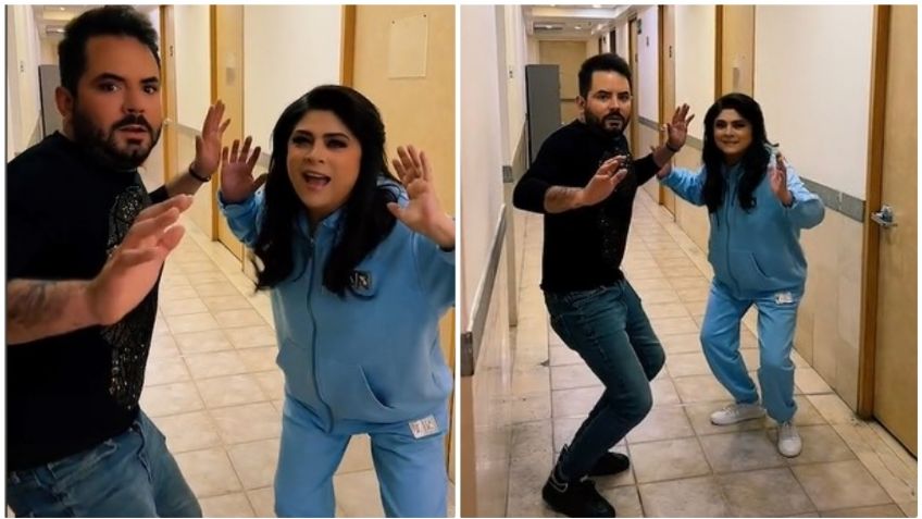 ¡Lo hacen de nuevo! Victoria Ruffo y José Eduardo Derbez hacen extraño baile en TikTok y rompen la red