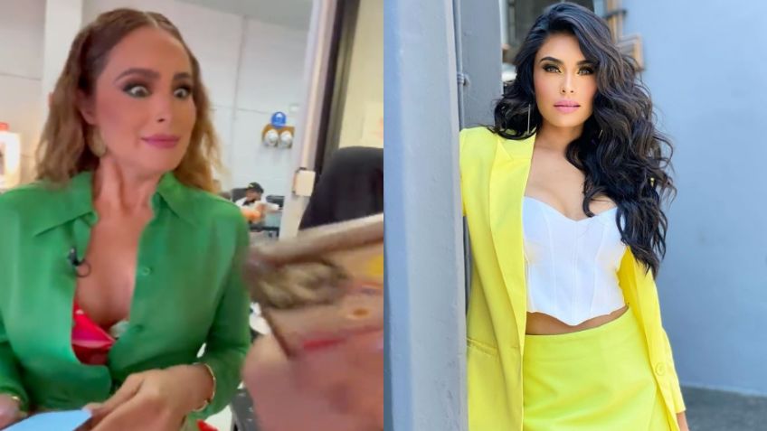 Cynthia Rodríguez sorprende a Kristal Silva viendo FOTOS de Carlos Rivera: "Amiga date cuenta"