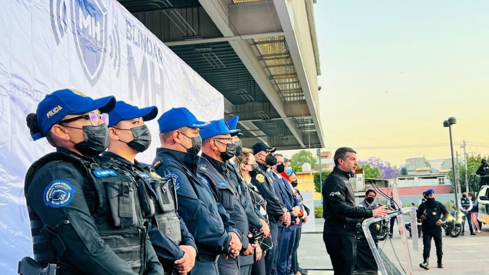 El alcalde Mauricio Tabe presentó a los nuevos integrantes del cuerpo de seguridad.