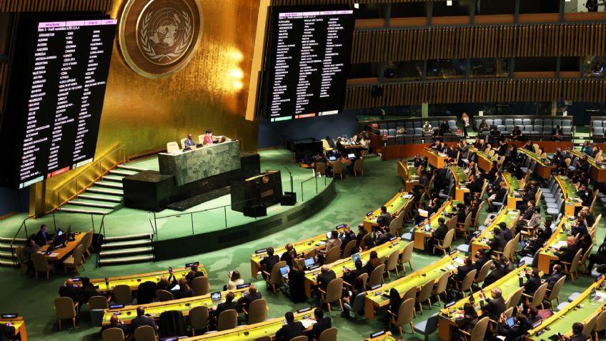 Asamblea General de la ONU suspende a Rusia del Consejo de DDHH: México se abstuvo