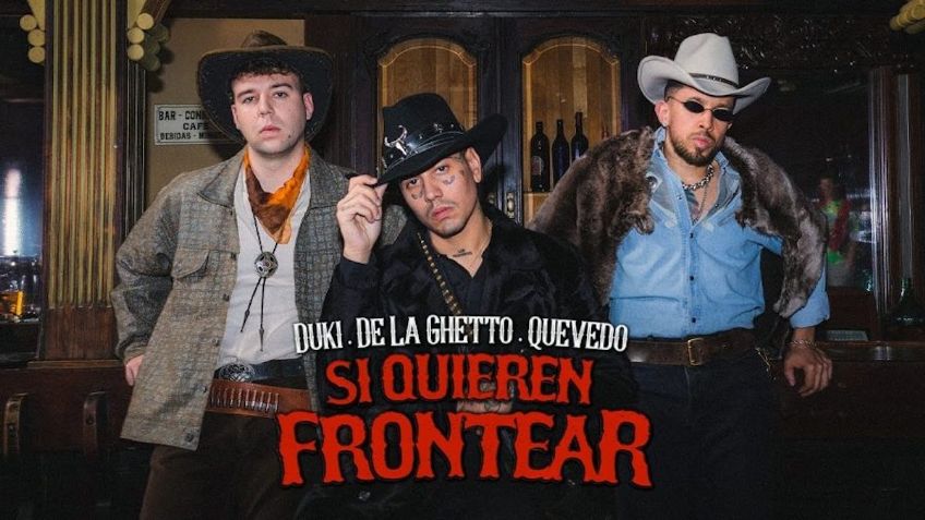 Duki, De La Ghetto y Quevedo se unen para presentar ‘Si Quieren Frontear’