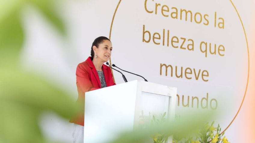 Claudia Sheinbaum le propone a L’Oréal colaborar en talleres de estética de PILARES