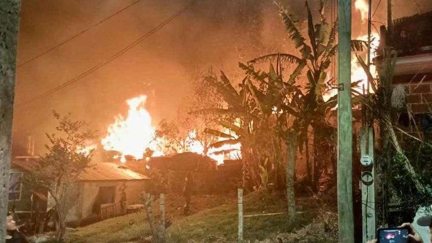 Incendio en vivienda cobra la vida de dos abuelitas en Veracruz