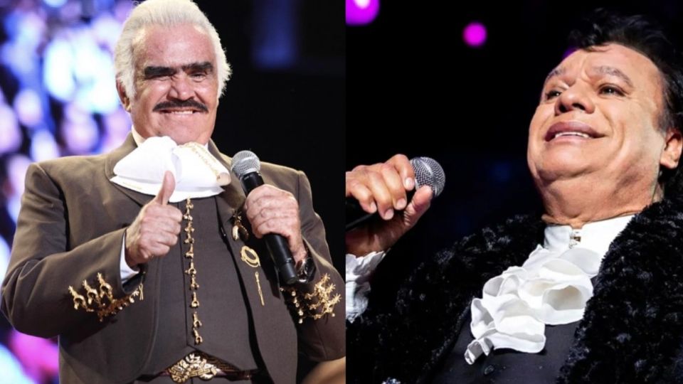 Entre Juan Gabriel y Vicente Fernández existía una gran admiración y mucho respeto. FOTO: Especial / IG