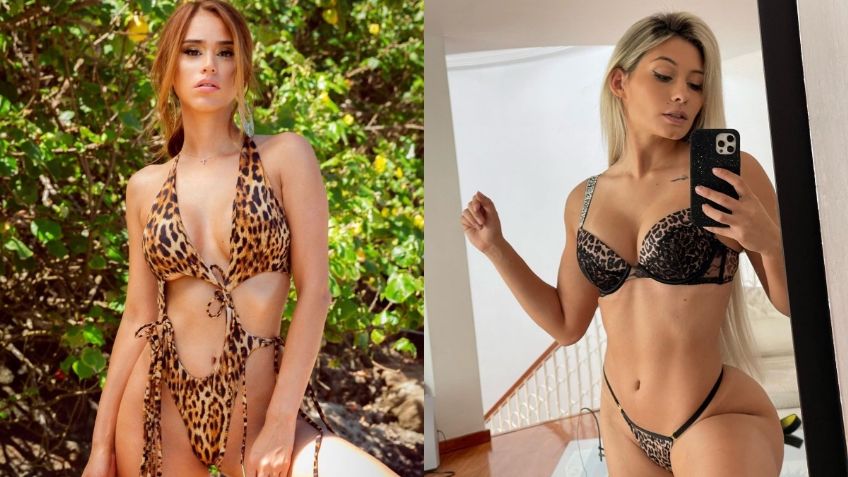 Yanet García e Issa Vegas presumen sus curvas a en bañadores de animal print, ¿a quién le va mejor? | FOTOS