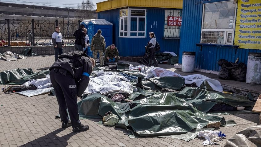 Ataque con misil a estación ferroviaria en Kramatorsk, Ucrania, deja más de 50 muertos y 300 heridos