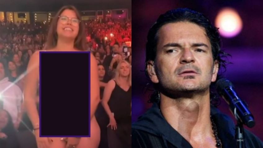 Fan de Ricardo Arjona SE DESNUDA en pleno concierto | VIDEO