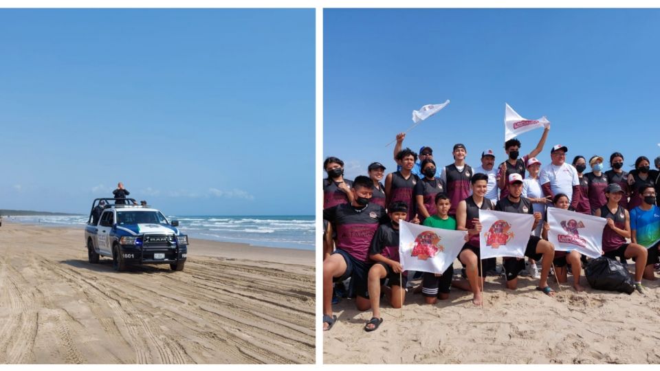 Playa Tesoro es una gran opción para los visitantes que lleguen a Altamira, Tamaulipas en Semana Santa
FOTO: Carlos Juárez