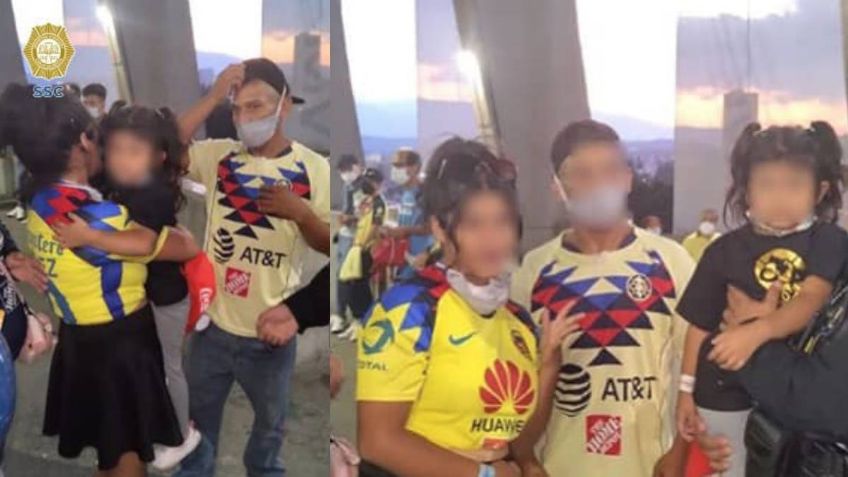 Pierden a niña de 2 años por entrar a ver al América; caminaba sola en los pasillos del Azteca