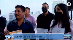 Así es como Germán y Laura, dos albañiles, lograron terminar sus estudios