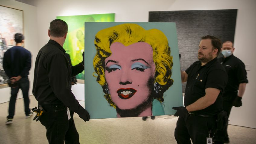 Cuadro que Andy Warhol hizo sobre Marilyn Monroe es subastado en ¡195 millones de dólares!