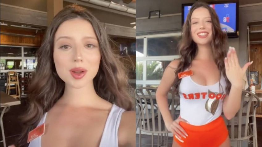 “¿Estás en el menú?: Chica Hooters exhibe las vulgaridades que le hacen algunos clientes